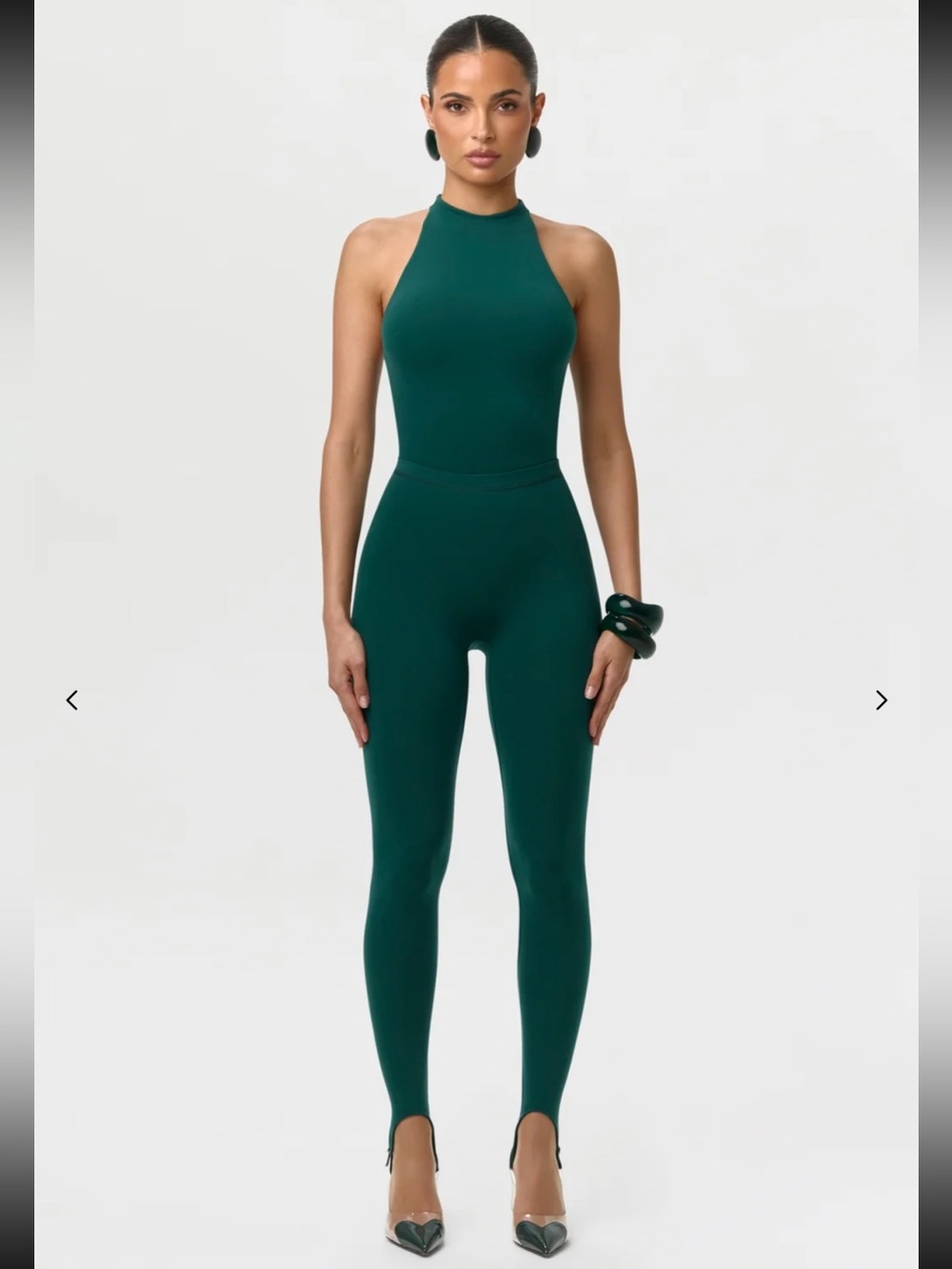 Naked Wardrobe Naked Stirrup Legging Pine Green